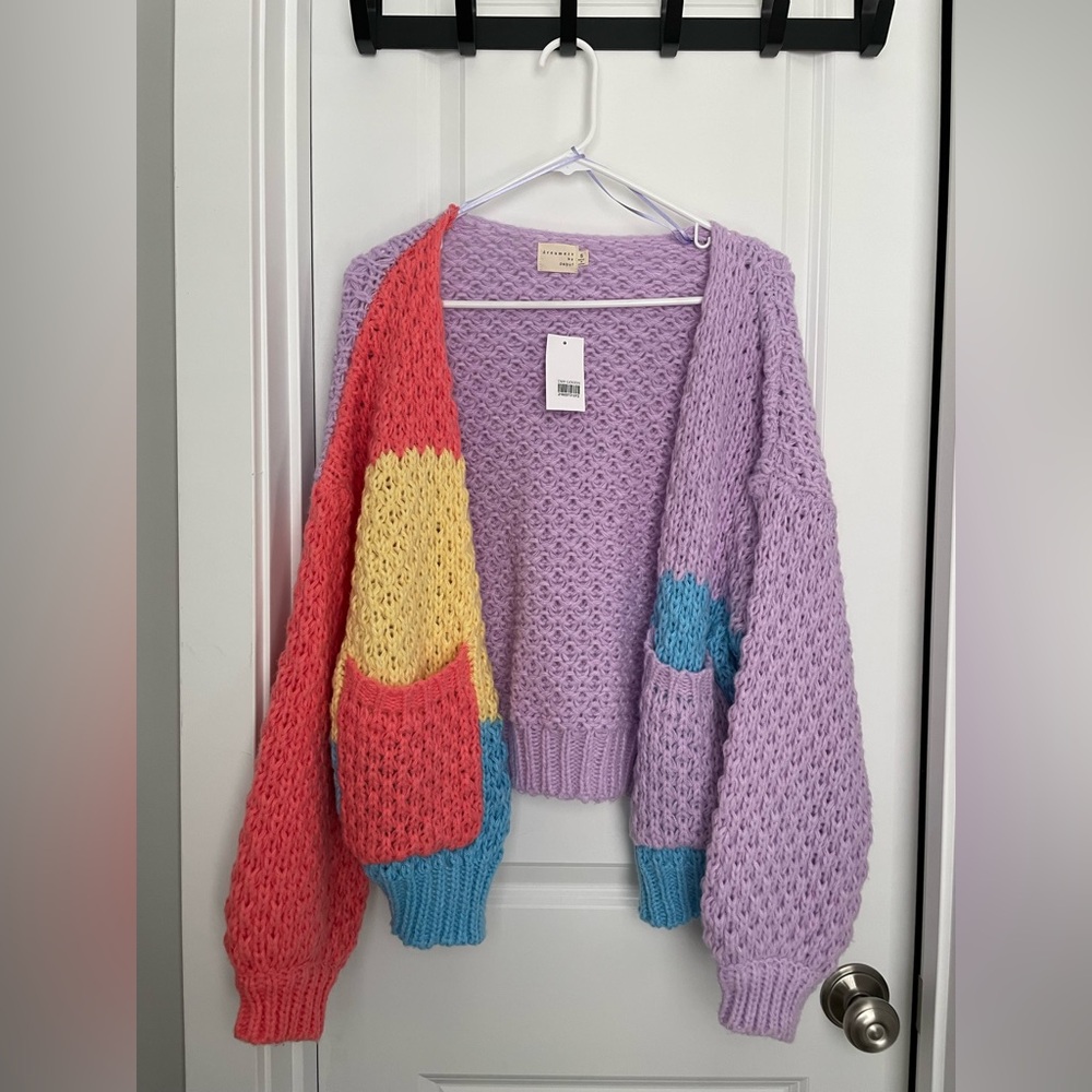 Dry Goods Multicolor Knit Women's Cardigan